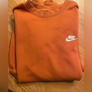 Nike orange crewneck